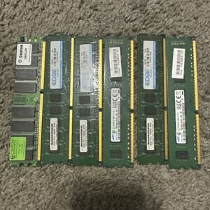 Mixed Untested PC RAM Cards Lot Of 6 Samsung Edge Centon Pc